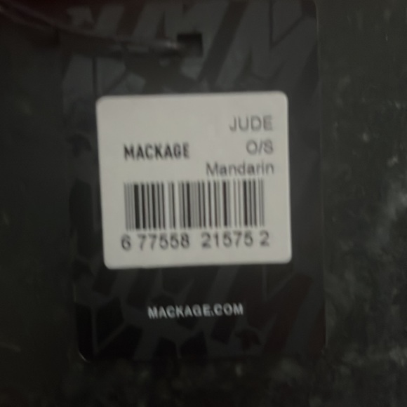 Mackage Jude Beanie in Tangerine - Sold Out! - Picture 5 of 5